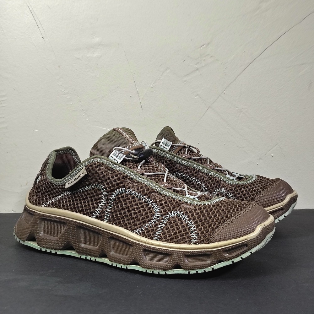Salomon Shoes Womens Size 8 Brown RX 3.0 Travel Relax Recovery Mesh Sneakers